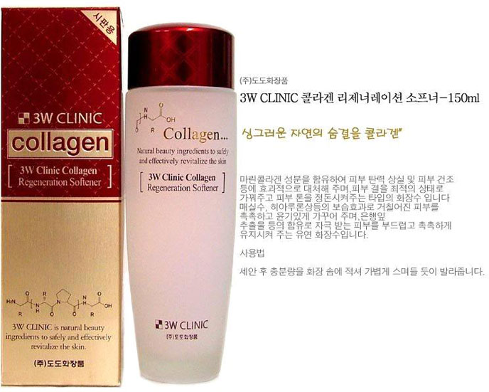 nuoc hoa hong 3w clinic collagen